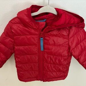 Primary Kids Red Puffer Jacket